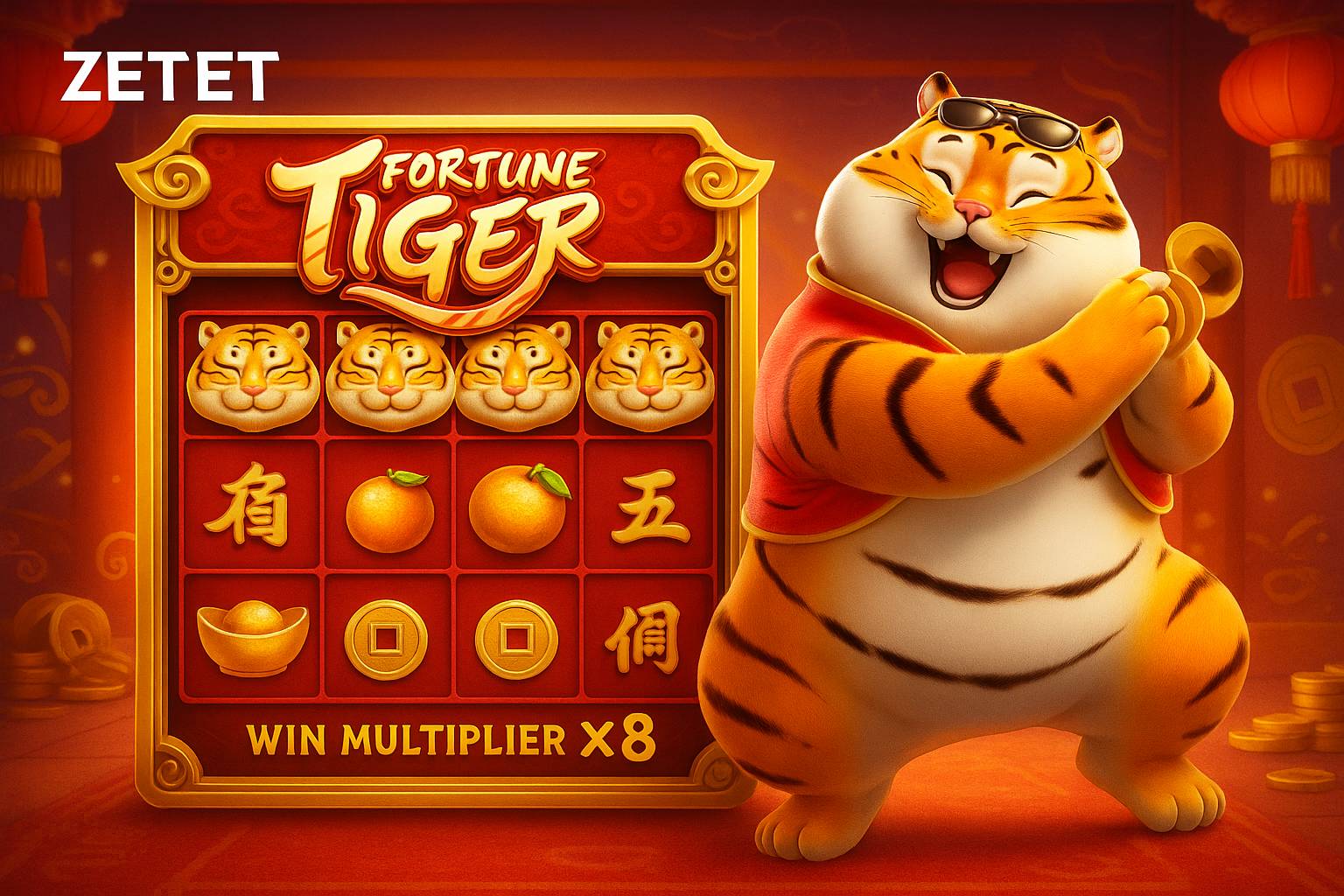 Fortune Tiger é um jogo imperdível no ZETBET Casino