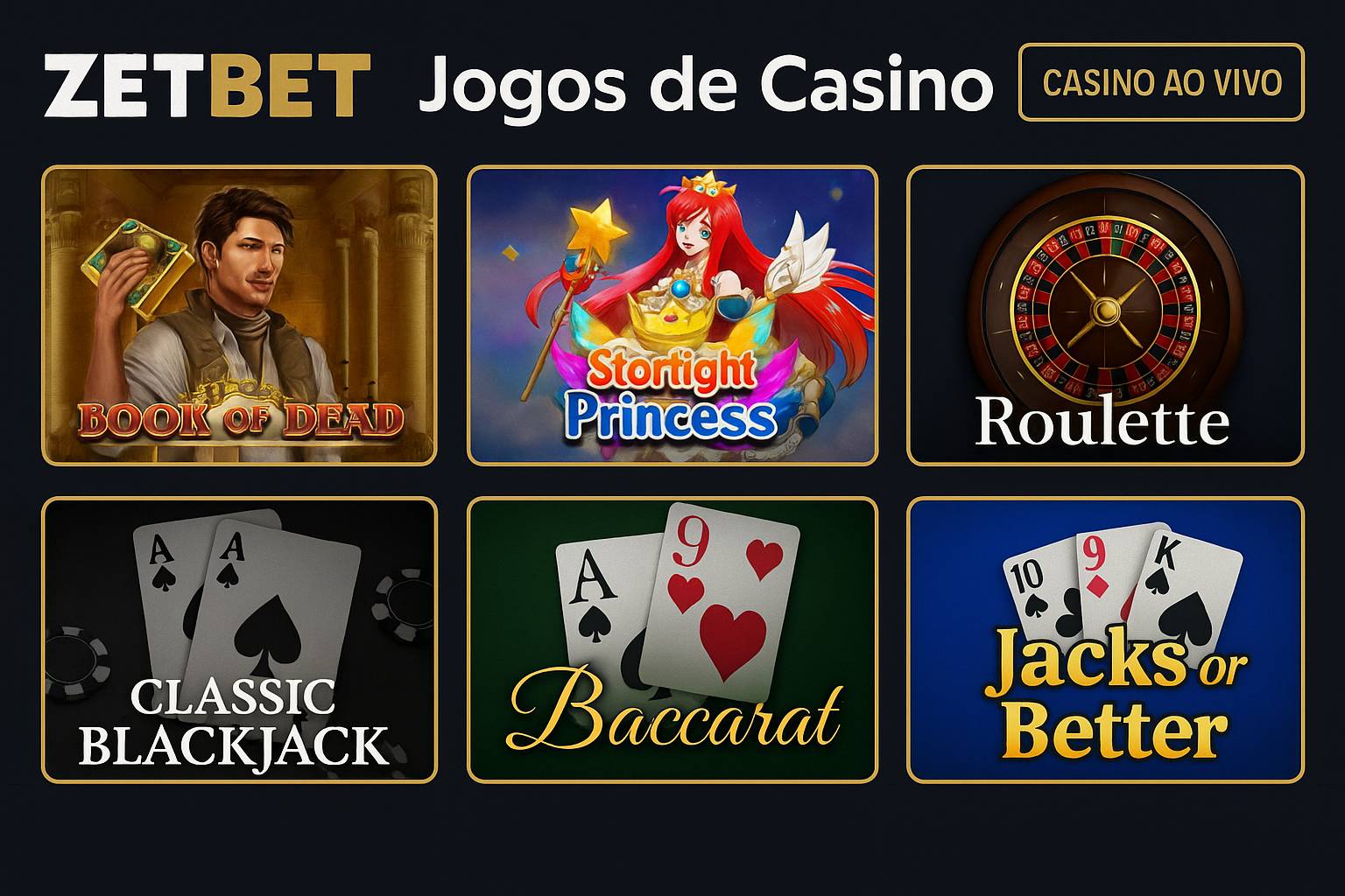 Jogos de cassino online ZETBET